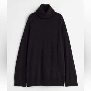 Oversized Cashmere Turtleneck Sweater